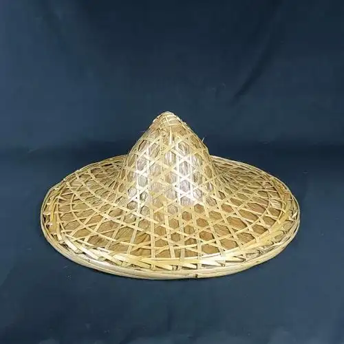 asian conical hat gif