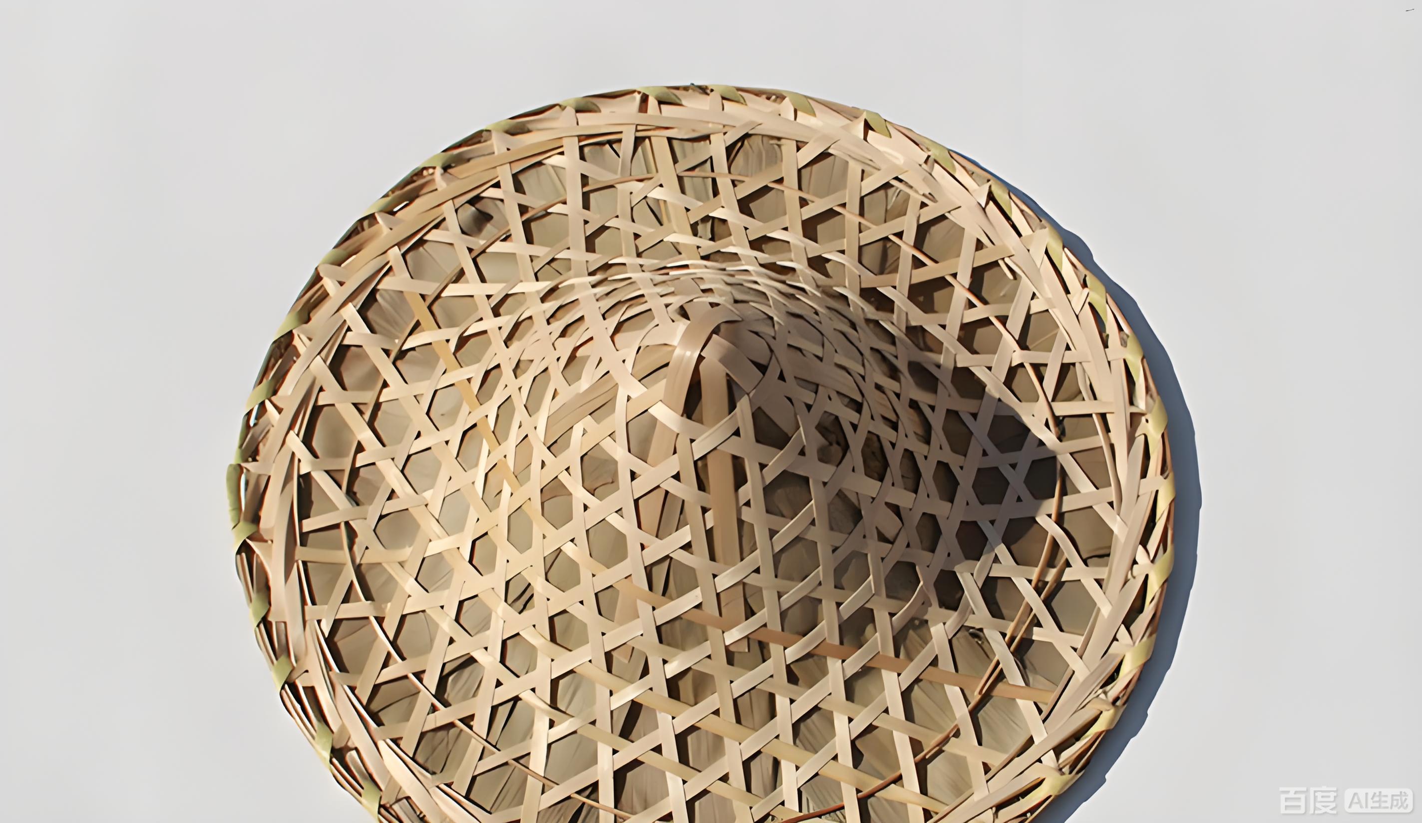 Classic farmer's bamboo conical hat